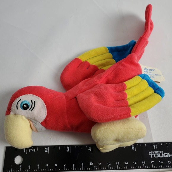 Disney Star Bean Waddleswoth Parrot Plush Bird 6" Stuffed Animal Beanbag - Picture 7 of 7